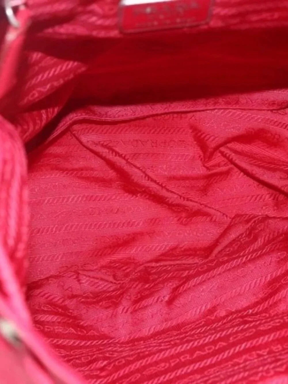 PRADA Backpack Nylon Pink Silver Auth 164369 - Picture 10 of 16